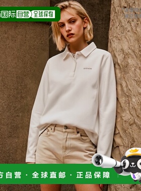 韩国直邮[eider] 女性有领T恤衫 DWU24283短袖