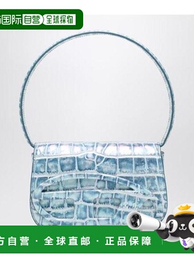 韩国直邮DIESEL 디젤 DIESEL 单肩包 1DR Iconic 蓝色椰子图案 X083