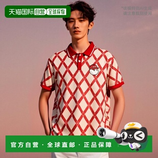 Polo衫 男士 M4321PTS04CRM ARGYLE 韩国直邮MALBON PATTERN GOLF