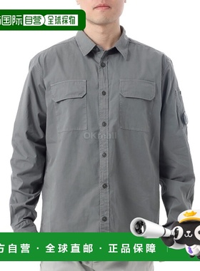 韩国直邮CP COMPANY 有机华达呢镜片衬衫 (18CMSH140A 110143G 93