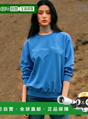 韩国直邮THISISNEVERTHAT 运动卫衣/套头衫T-Logo Crewneck BlueT