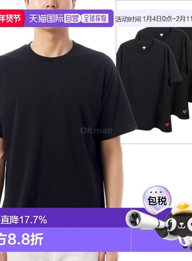 韩国直邮HUMAN MADE 3件装T恤套装（HM30CS037 黑色）