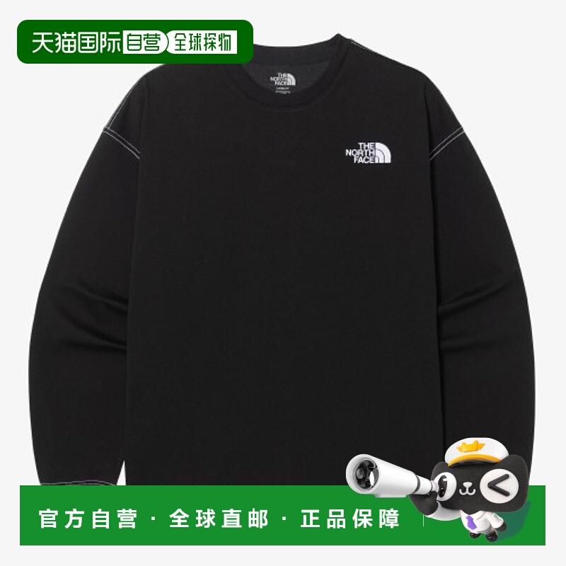 韩国直邮北面THE NORTH FACE 品牌Logo圆领宽松落肩长袖T恤 男款