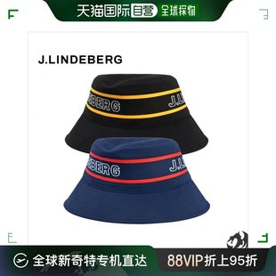 高尔夫球帽 GMAC07058 Cap Blac 韩国直邮Jlindeberg Stripe Navy