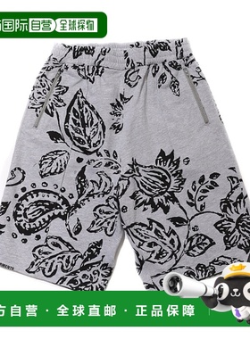 韩国直邮Engineered Garments BB Short H.灰色花卉印花法国毛圈