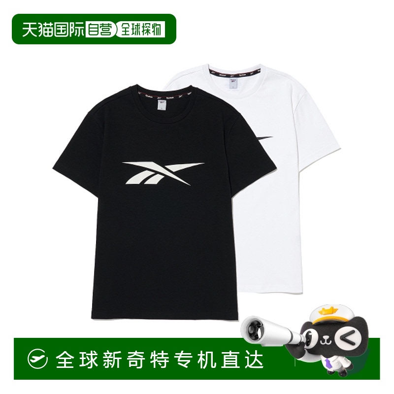 韩国直邮REEBOK 男士T恤RESR4FR51BK高档舒适时尚百搭 简约高级感
