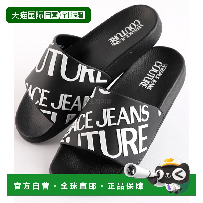 韩国直邮VERSACE 徽标幻灯片 (76VA3SQ1 71352 899) 拖鞋范思哲
