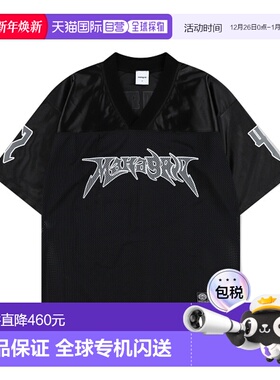 韩国直邮MAHAGRID街头潮牌24年新款美式复古校园休闲球衣MG2EMMT5