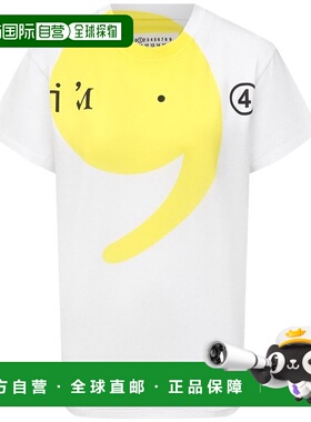 韩国直邮MAISON MARGIELA 12 岁逗号印花 T 恤 S51GC0503 S22816