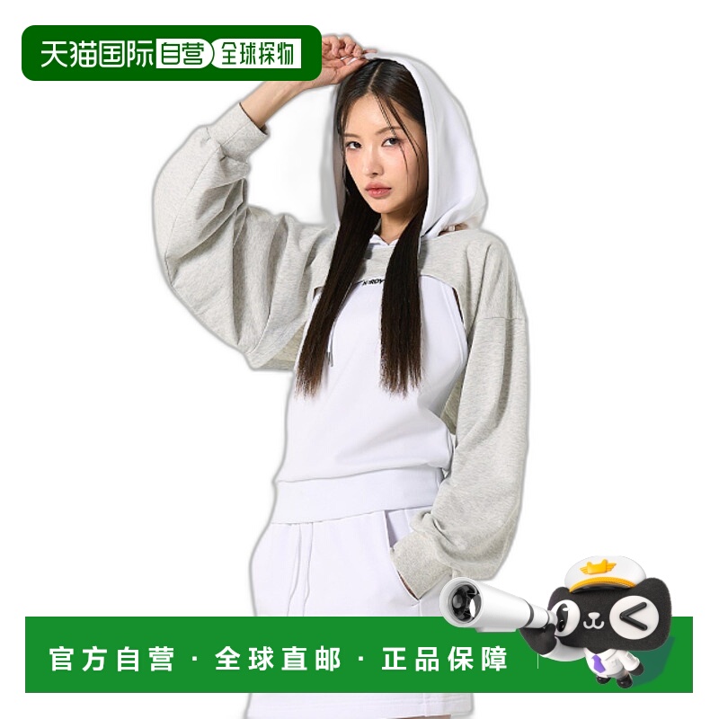 韩国直邮NERDY 女士连帽衫PNES24HD2000时尚百搭潮牌高级感正品
