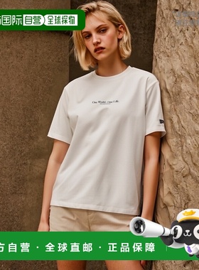 韩国直邮NEWERA 13546390-WHITET恤高档舒适时尚百搭 简约高级感