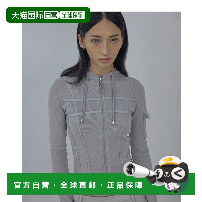 韩国直邮SCULPTOR美式复古街头辣妹潮牌新款卫衣SC24S110GY