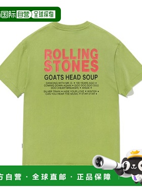 韩国直邮VIVASTUDIO 男士T恤ROLLING STONES TEE [LIME] P0000GRF