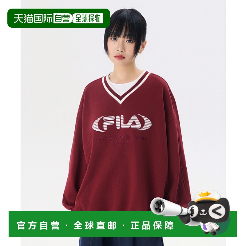 韩国直邮fila 女士 运动衫斐乐卫衣