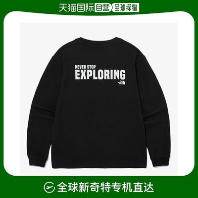韩国直邮[Northface 童装] Explorer 长袖子 圆领 T恤(NT7TQ07S)