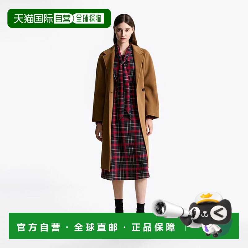 韩国直邮TOMMY HILFIGER T22F9TDR090WT10G8 格子绉纱衬衫裙