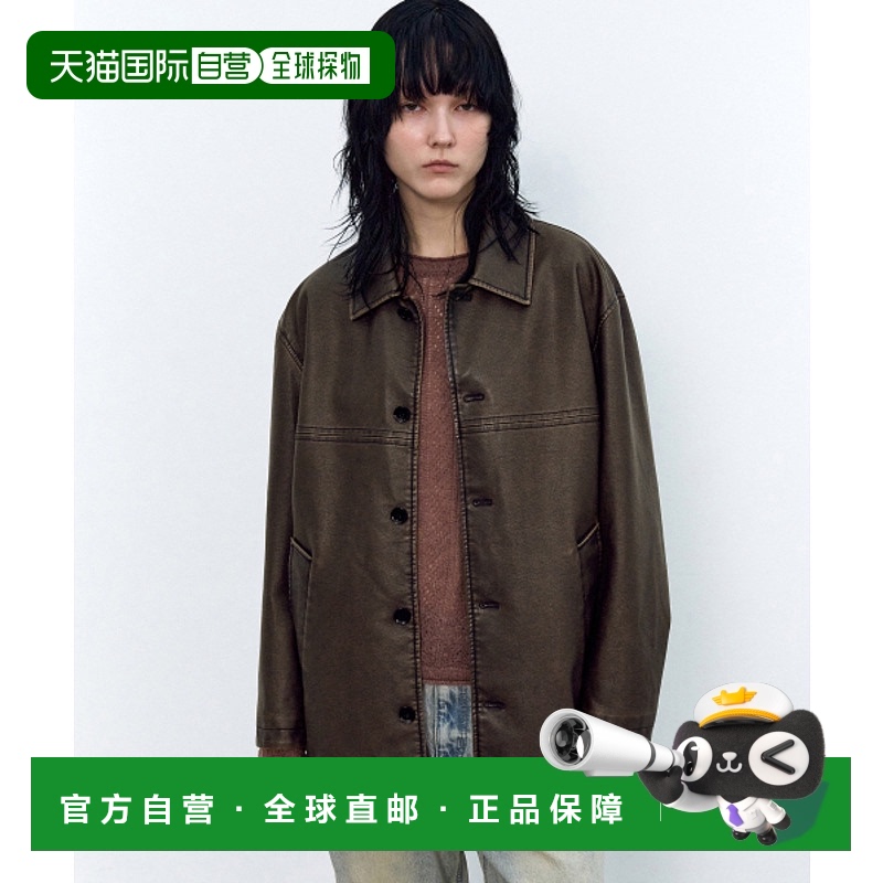 韩国直邮INSILENCE女款设计师新款秋冬高级简约时尚大衣IM2D4JK14