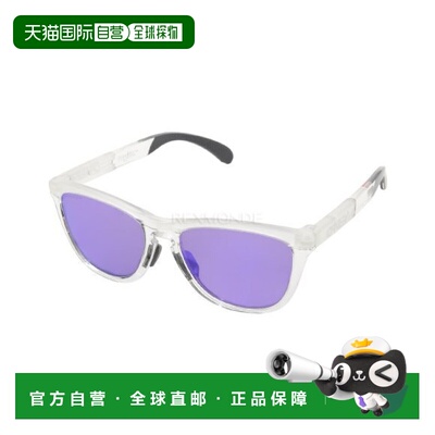 韩国直邮OAKLEY Frogskin系列亚洲版哑光透明/Prizm紫罗兰色(OO92