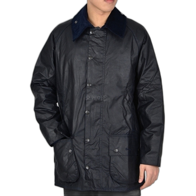 韩国直邮Barbour Beaufort Waxed Cotton Jacket 蜡棉夹克 男士海