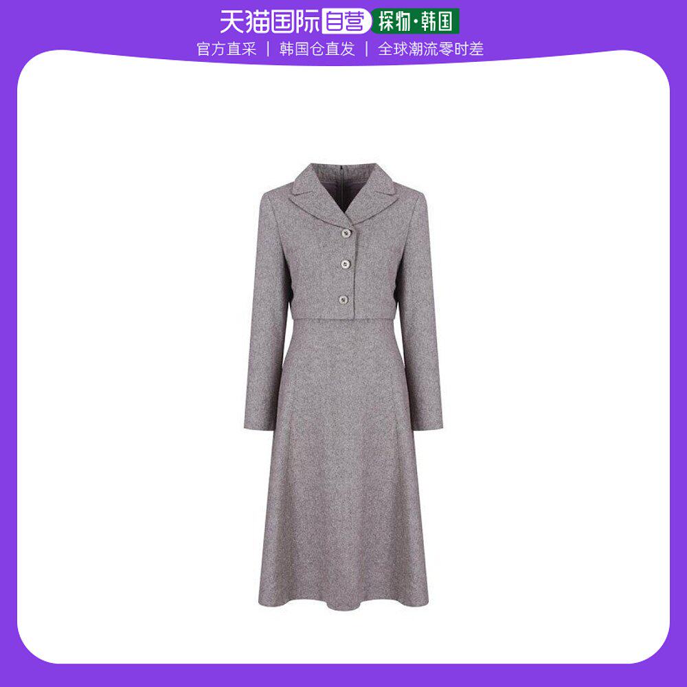 韩国直邮BESTIBELLI 连衣裙 领子扣子夹克连衣裙FO2518BRM