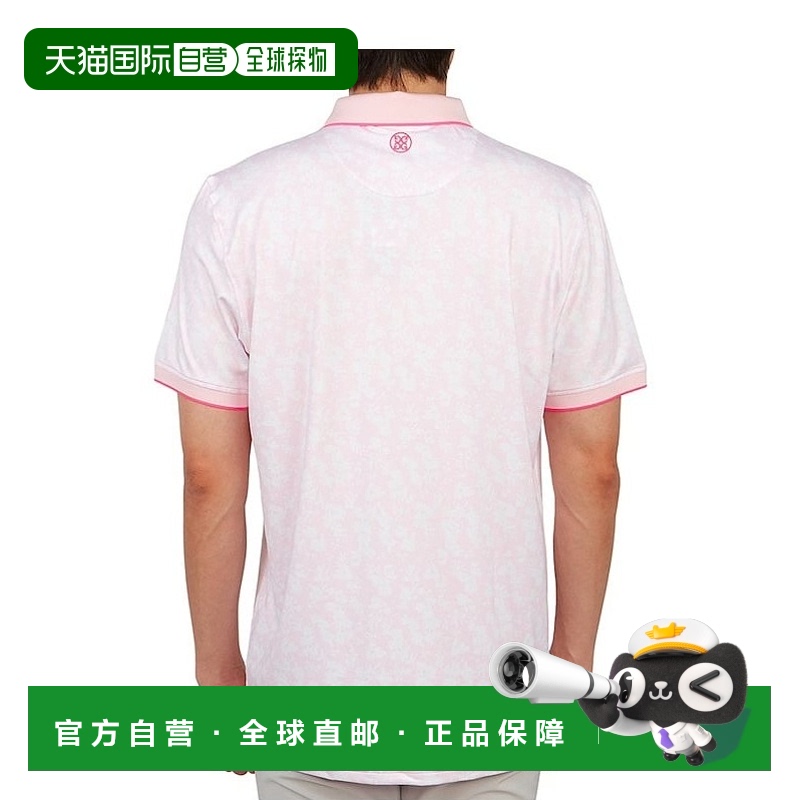 韩国直邮GFORE G-FOR 男士高尔夫短袖 T 恤 G4MS23K061 BLUSH PCZ