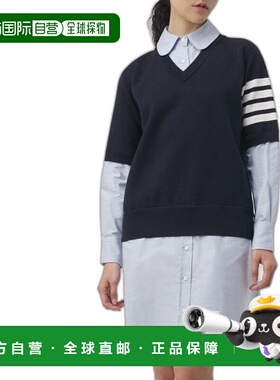 韩国直邮THOM BROWNE 女衬衫女士FKD156AY3007415FW23 4 BAR LAYERE