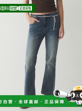 韩国直邮WHO.A.U 女士女装牛仔裤 Bootscut Denim(F) / WHTJE3891F