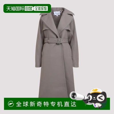 韩国直邮ALAIA25SS大衣女AA9M03606T678 755 TAUPE