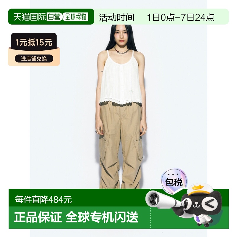 韩国直邮ASIF CALIE 女士雪纺衫CA24BBL004WT MEDAL FLARE SLEEVEL