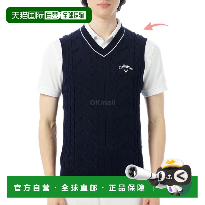 韩国直邮Callaway V领针织背心 (C25219100-1120) 针织衫/背心