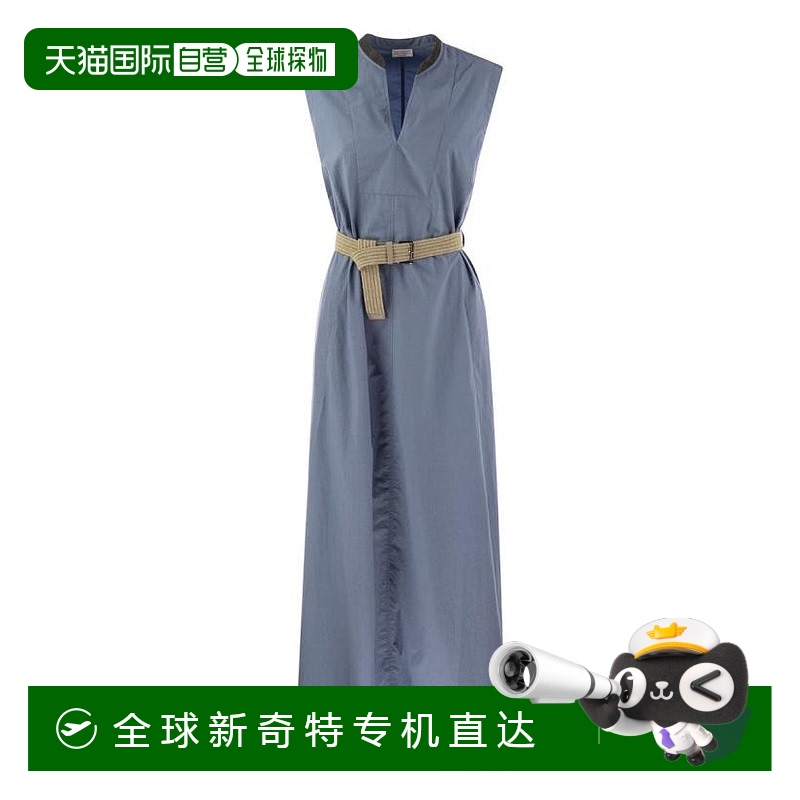 韩国直邮BRUNELLO CUCINELLI24SS中长连衣裙女MP949ASG11 AVIO