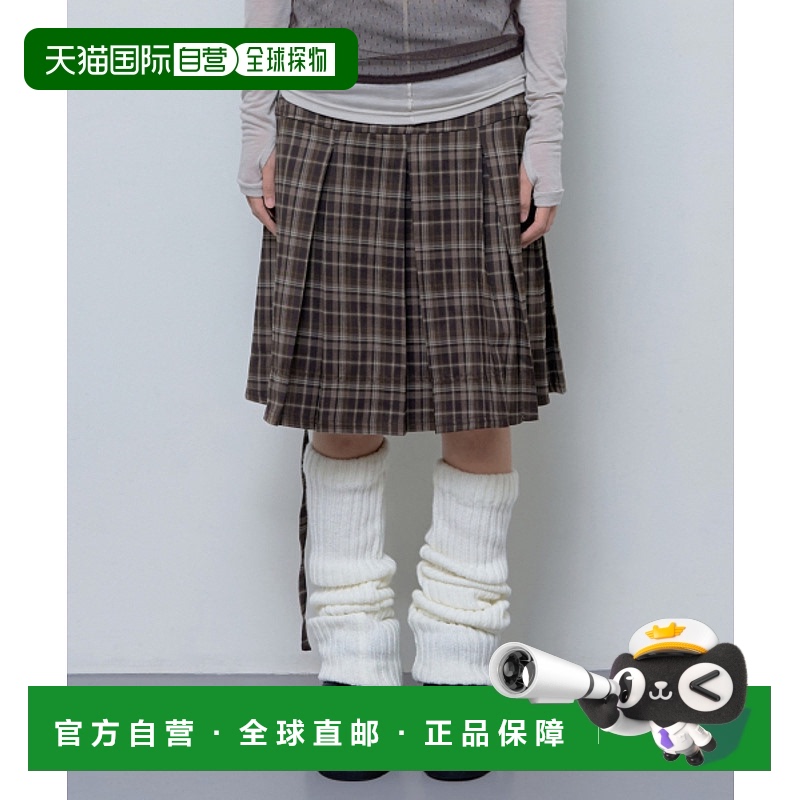 韩国直邮NASTY FANCY CLUB街头辣妹潮牌24休闲时尚秋冬新款半身裙