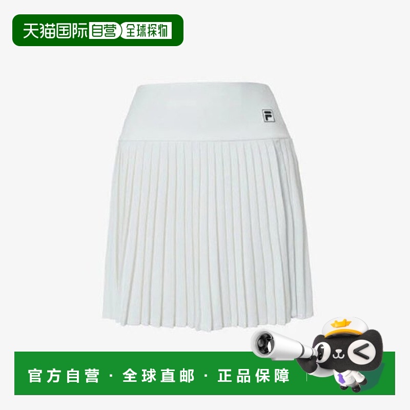 韩国直邮FILA 轮滑短裤 CQK FS2SKH2351F-OWH 网球高光百褶裙