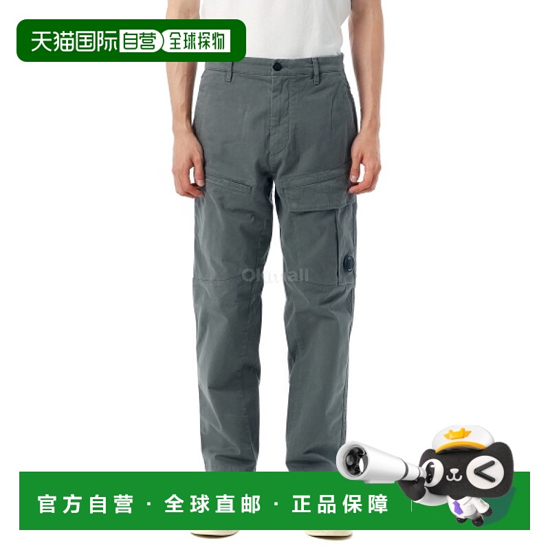 韩国直邮CP COMPANY 弹力棉缎宽松工装裤 (19CMPA067A 005529G 92