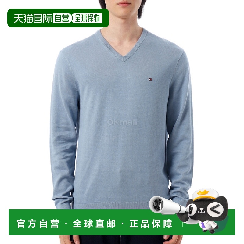 韩国直邮TOMMY HILFIGER 基本款纯棉 V 领 (MW14745 C2B) V领针织