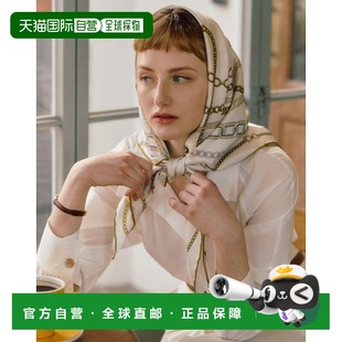 正品 韩国直邮DAKS DCSC3E601K2围巾KHAKI女士高级感 ACC WOMEN