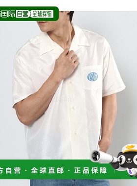 韩国直邮VISVIM 0124105011009 白色真丝短袖上衣