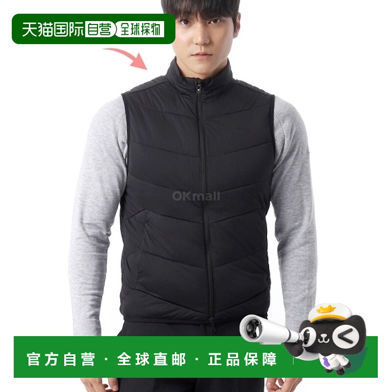 韩国直邮Callaway 星星弹力全拉链衬垫夹克衫 (C24216100-黑色) /