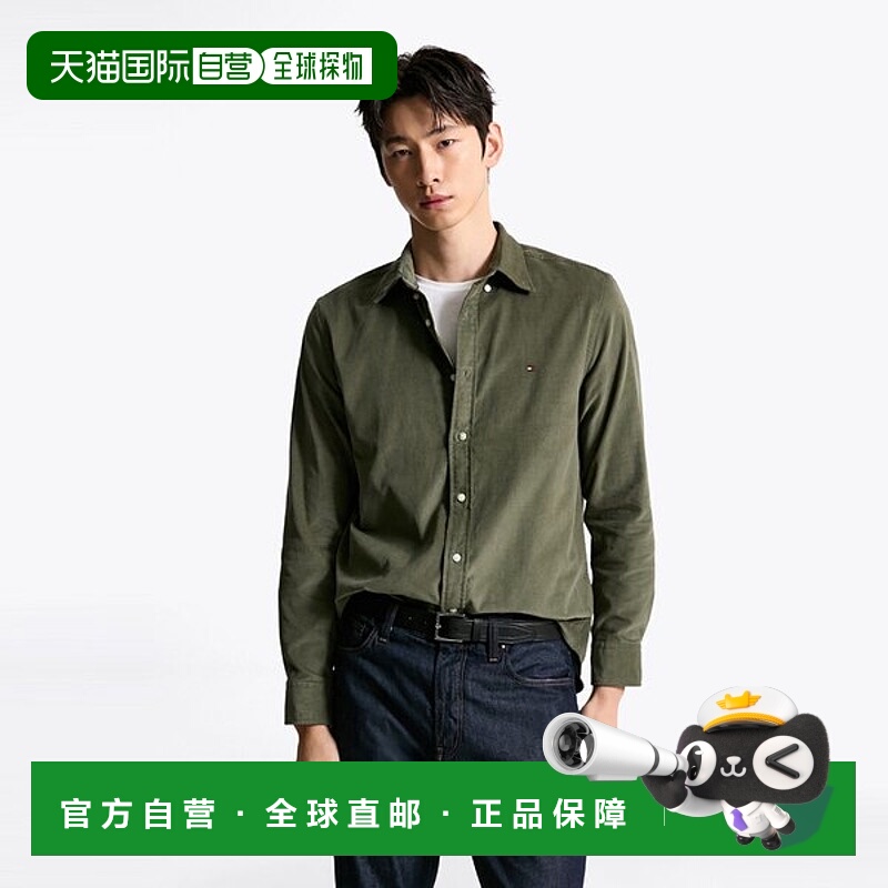 韩国直邮TOMMY HILFIGER 纯色灯芯绒衬衫 T12F7WSH120MT2PLI