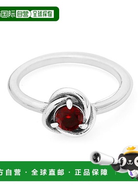 韩国直邮PANDORA Pandora 192993C01 Moments 一月诞生石红色永恒