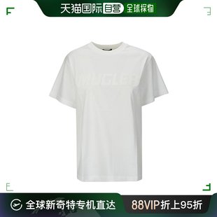 韩国直邮MUGLER24SS短袖 WHITE 1016WARM T恤女24P3TS0099D284