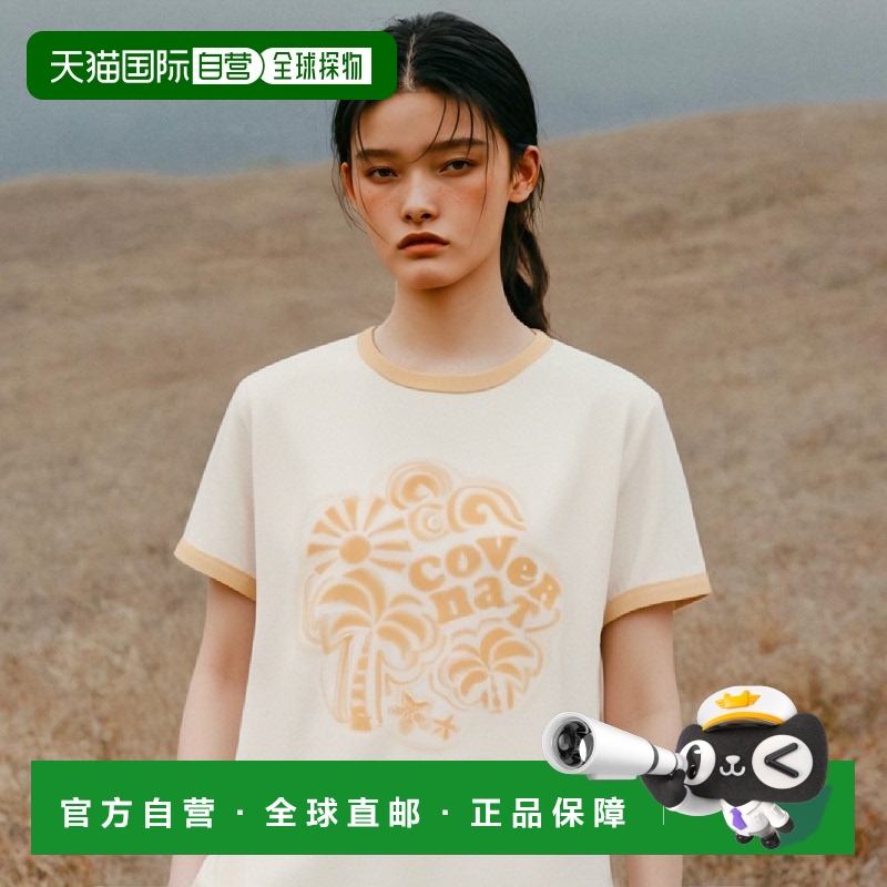 韩国直邮COVERNAT 女士女装T恤CO2402ST71IV潮流穿搭时尚高级感