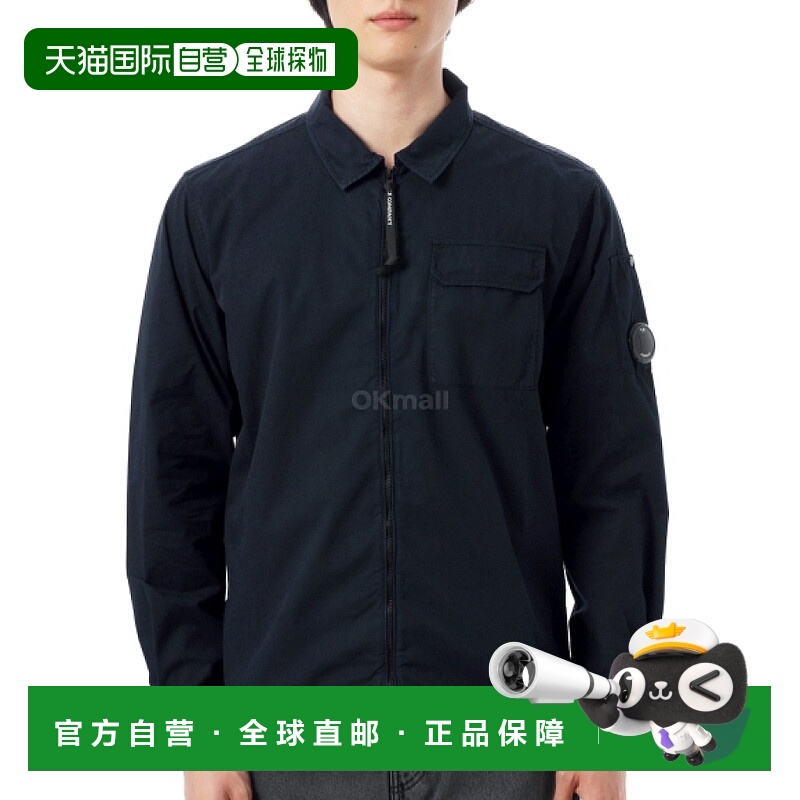 韩国直邮CP COMPANY 有机华达呢拉链外套衬衫 (RCCMOS705A 110143
