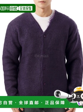 韩国直邮NEEDLES EP 马海毛开衫纯色 - 紫色 (PU314) 开襟衫