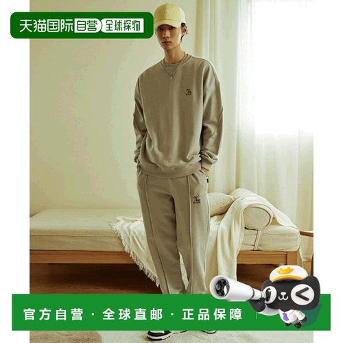 韩国直邮WAIKEI韩国小众设计师狗狗图案时尚日常裤子YK21STPT07