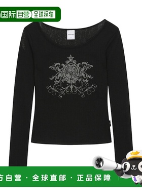 韩国直邮GOTTER GALLERY 女士女装T恤 GT25WSTP02BK GRAPHIC SHEER