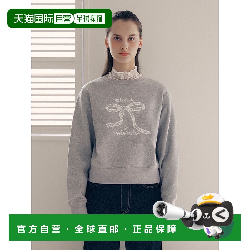 韩国直邮rolarola英少女甜美清新日常24年新款秋冬卫衣306043328