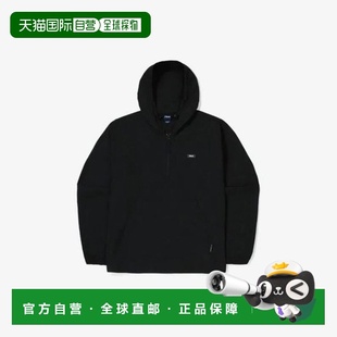 韩国直邮FILA Wheela 连帽衫 PQF FS2JKG3102X-BLK 阻燃连帽风衣