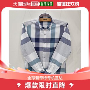 MODA 长袖 OULET 修身 款 圆形装 饰 韩国直邮renoma 大格纹 衬衫