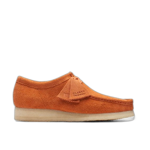 韩国直邮CLARKS 男士休闲皮鞋WALLABEE BURNT ORANGE 26173637 CL